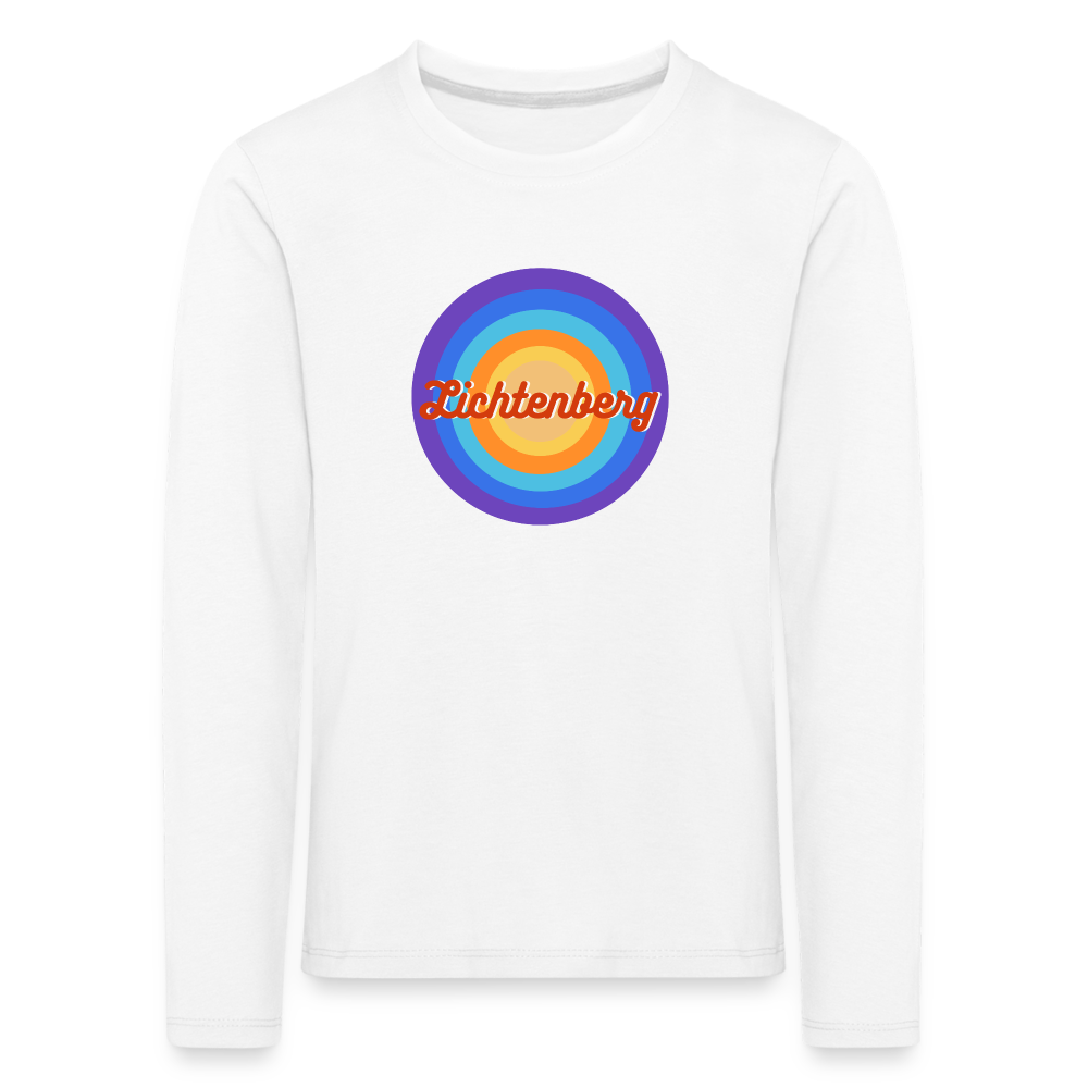 Lichtenberg Retro - Kinder Langarmshirt - Weiß