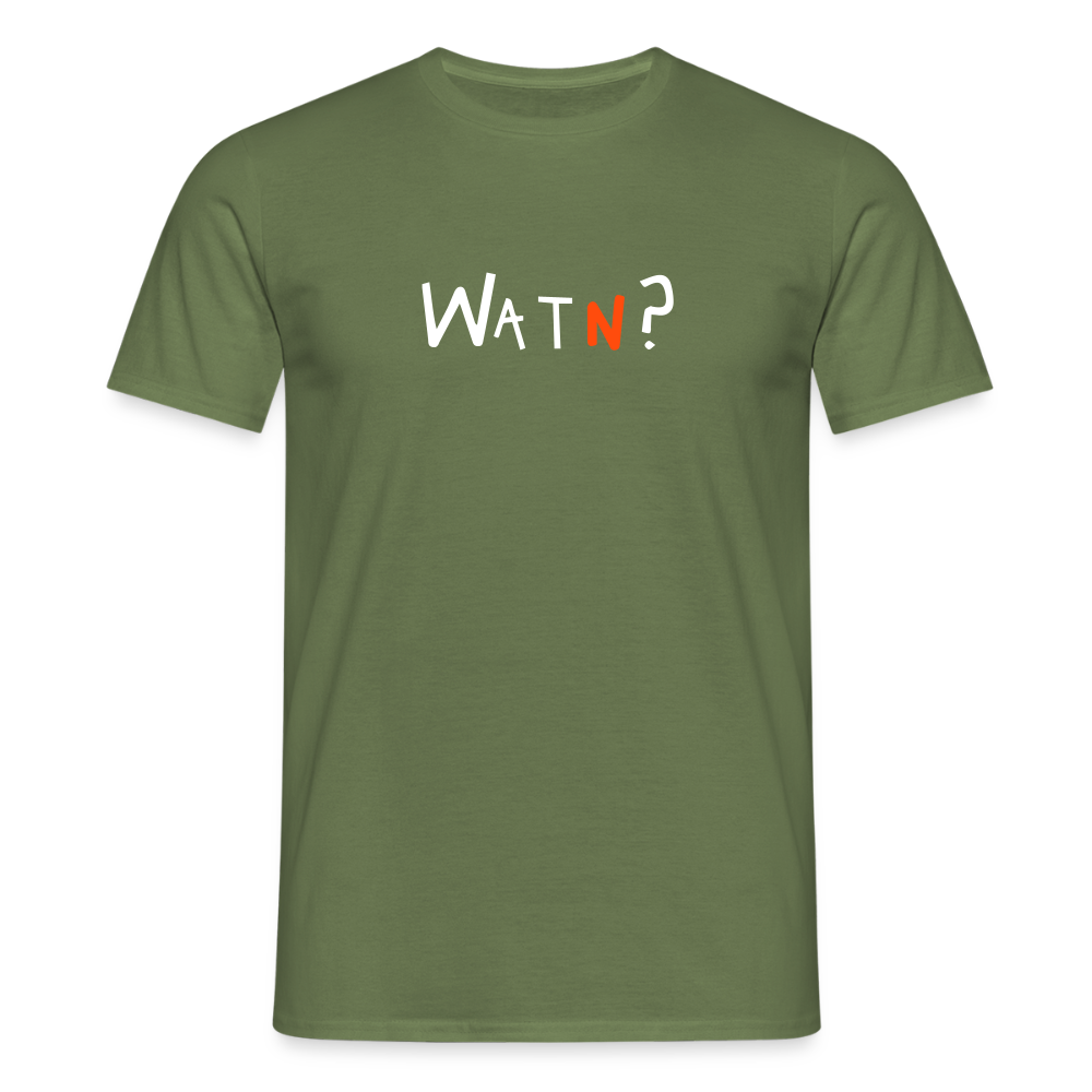 WATN? - Männer Premium T-Shirt - Militärgrün