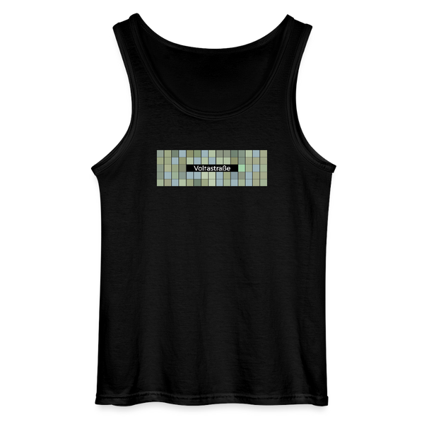 Voltastrasse - Männer Tank Top - Schwarz