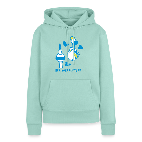 Berliner Luftbär - Frauen Premium Hoodie - Mint 