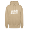 Sorry, ick bin spät. Hatte keen Bock. - Unisex Hoodie - Beige