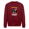 Juten Morjen, Backfeifenjesichta! - Unisex Bio Sweatshirt - Burgunderrot