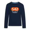 S42 - Teenager Langarmshirt - Navy