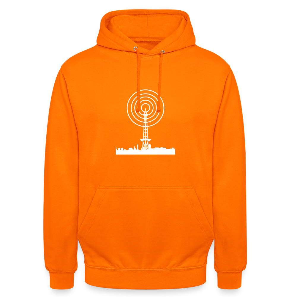 Funkturm im Fokus - Unisex Hoodie - Orange
