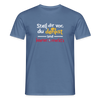 """Stell dir vor, du denkst und keener merkt's. - Männer Premium T-Shirt" - Taubenblau