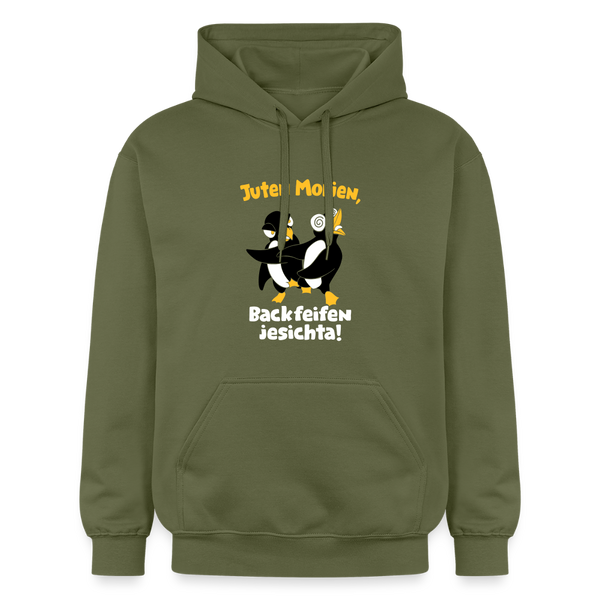 Juten Morjen, Backfeifenjesichta! - Hoodie - Militärgrün