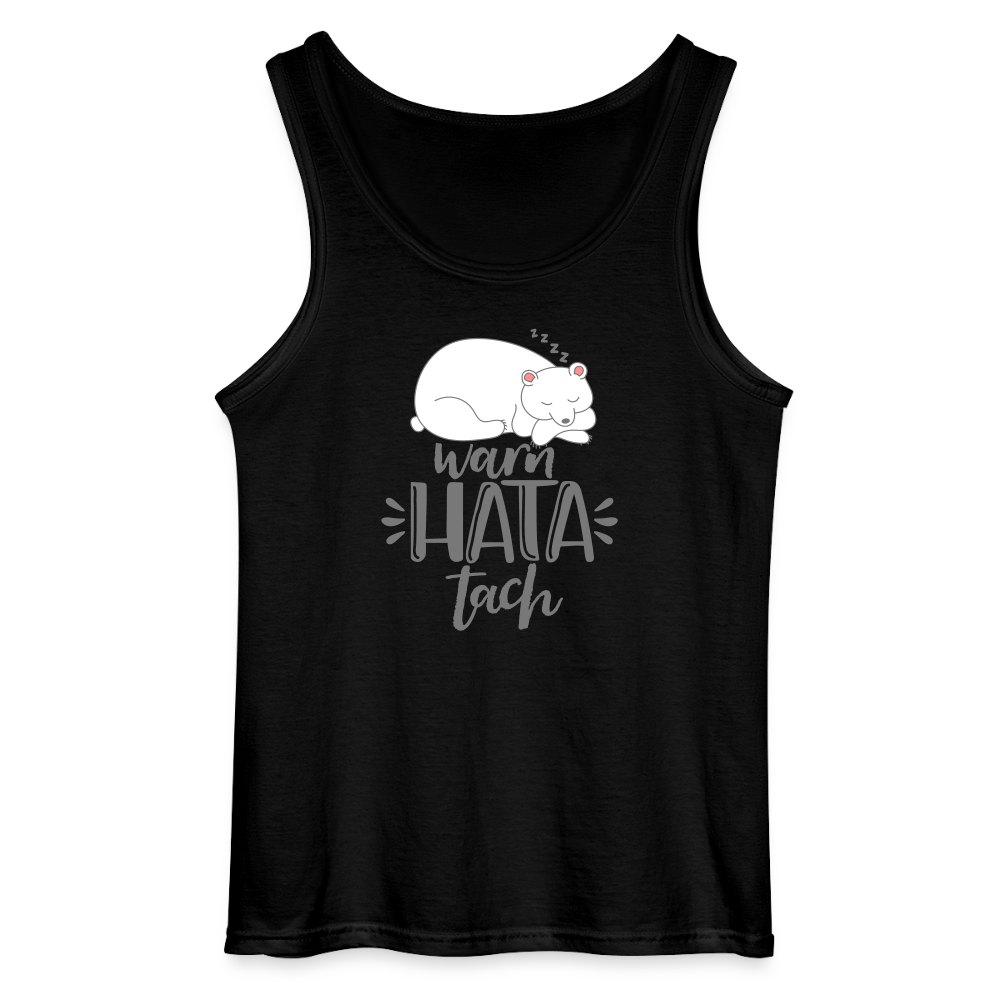 WarnHataTach - Männer Tank Top - Schwarz