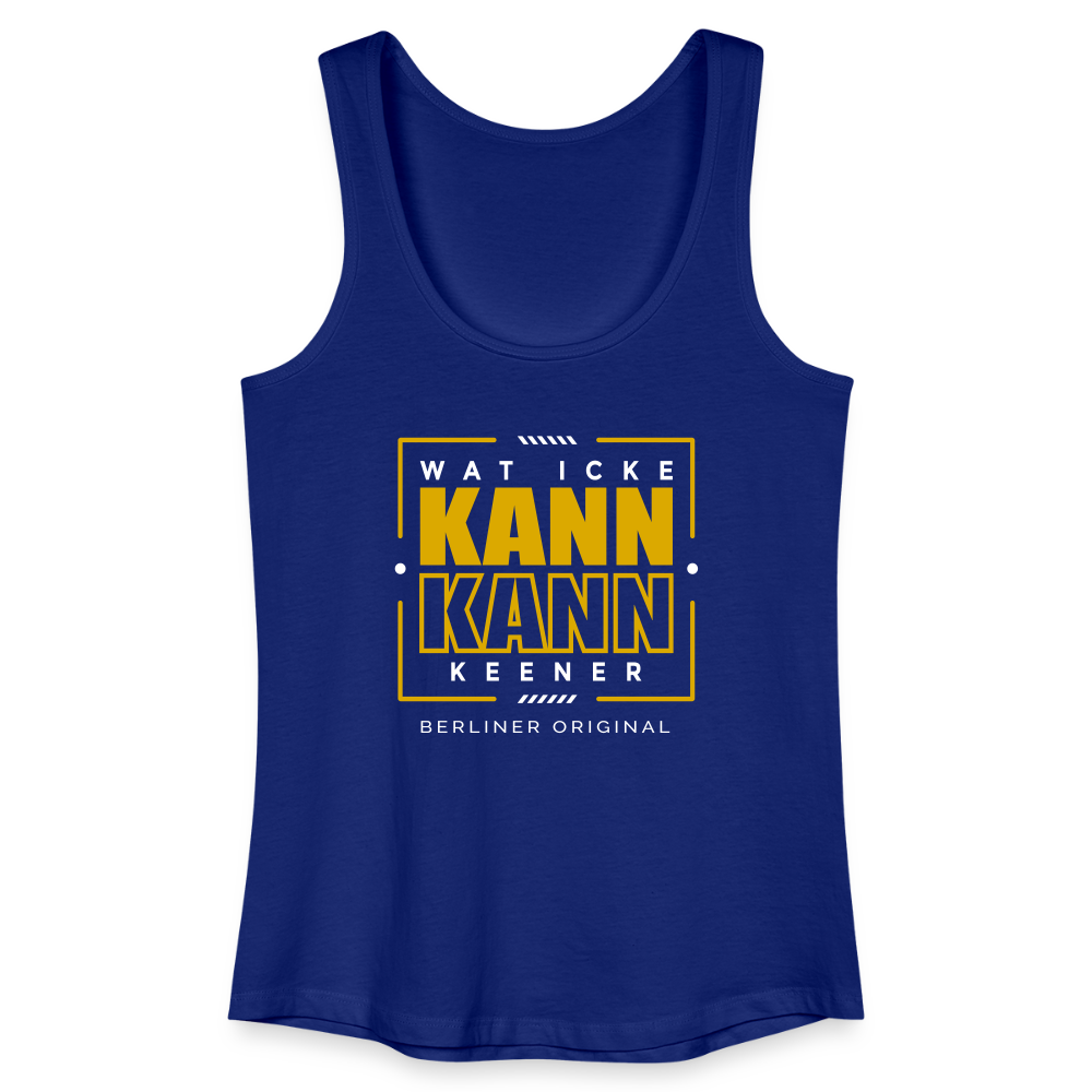 Wat Icke Kann, Kann Keener - Frauen Bio Tank Top - Königsblau
