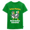 Juten Morjen, Backfeifenjesichta! - Kinder Premium T-Shirt - Grün
