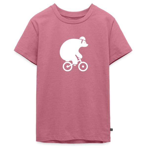 Fahrradbär - Teenager Premium T-Shirt - Mauve