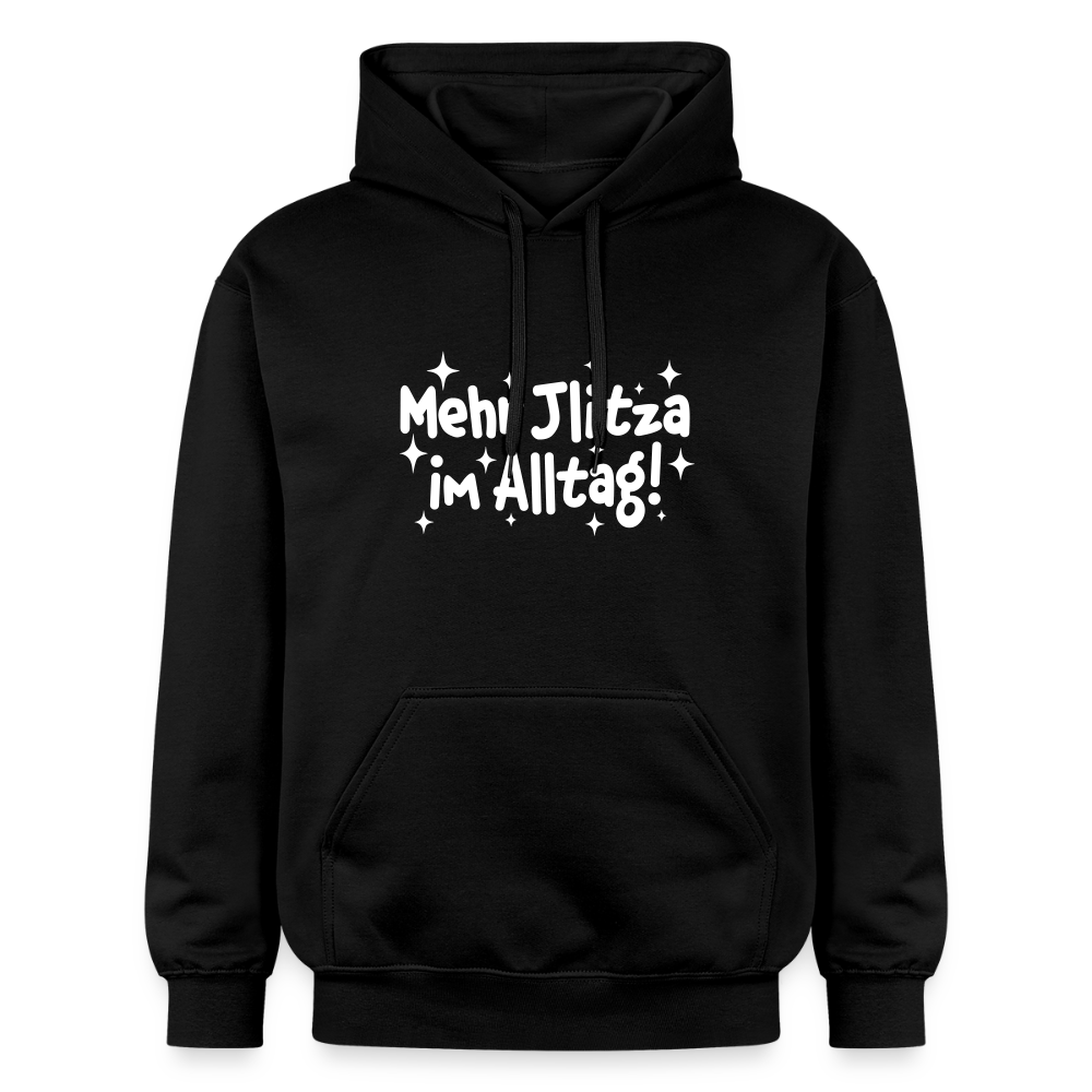 Mehr Jlitzer im Alltag! - Hoodie - Schwarz