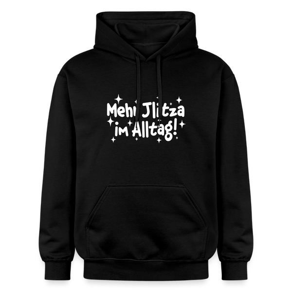 Mehr Jlitzer im Alltag! - Hoodie - Schwarz