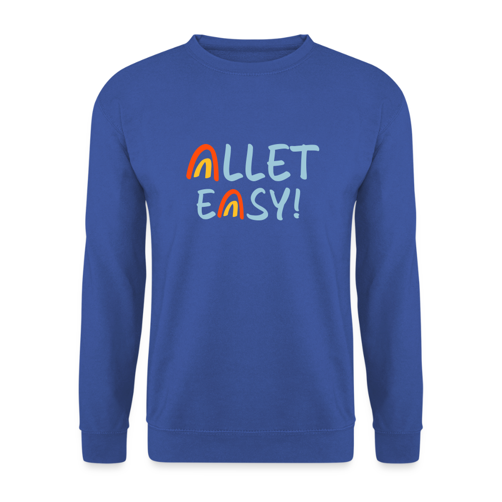 Allet Easy! - Unisex Pullover - Royalblau