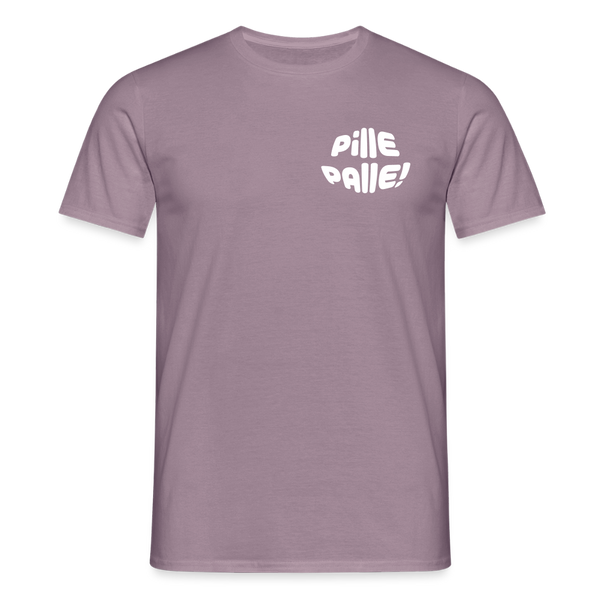 Pille Palle - Männer Premium T-Shirt - Lilagrau 