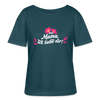 Mama, ick liebe dir! - Relaxed Rundhals Frauen Bio-T-Shirt - Dunkles Petrol