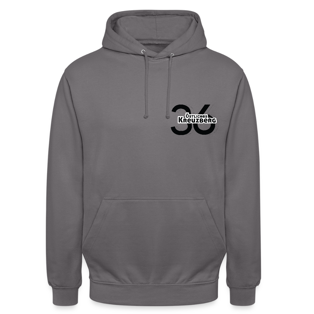 Östliches kreuzberg - Unisex Hoodie - Mittelgrau