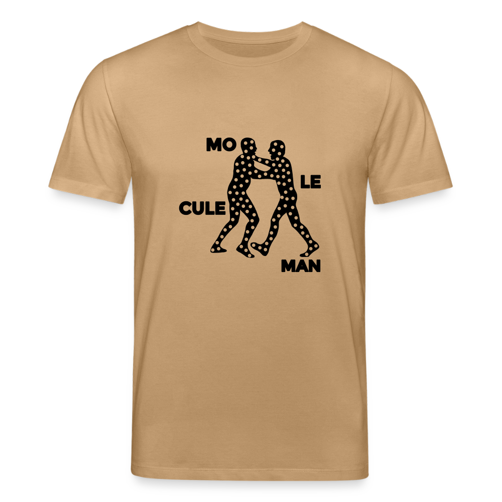 Mo le cule Man - Unisex Bio T-Shirt - Karamell