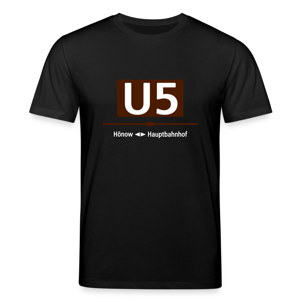 U5 - Unisex Bio T-Shirt - Schwarz