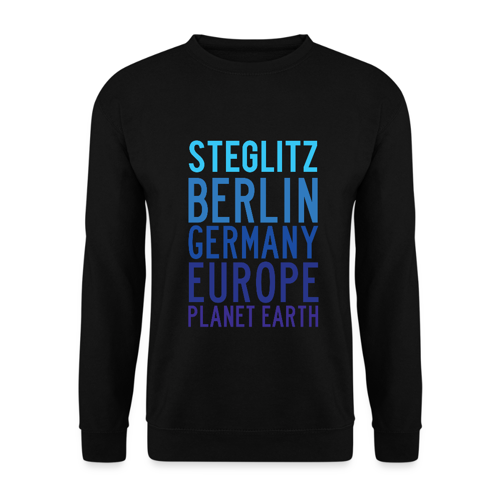 Steglitz Planet Earth - Unisex Pullover - Schwarz