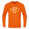 Hipster - Männer Sport Langamshirt - Neonorange