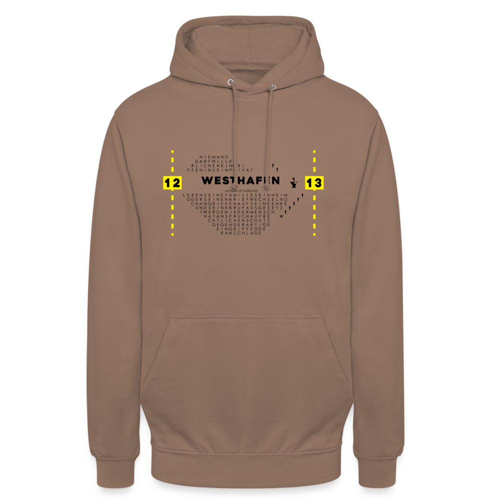 Westhafen - Unisex Hoodie - Mokka
