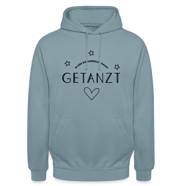 Getanzt in der Kreuzberger Nacht - Unisex Hoodie - Nebelblau