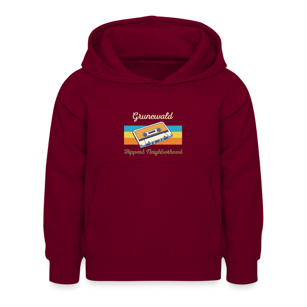 Grunewald Hippest Neighborhood - Kinder Hoodie - Bordeaux