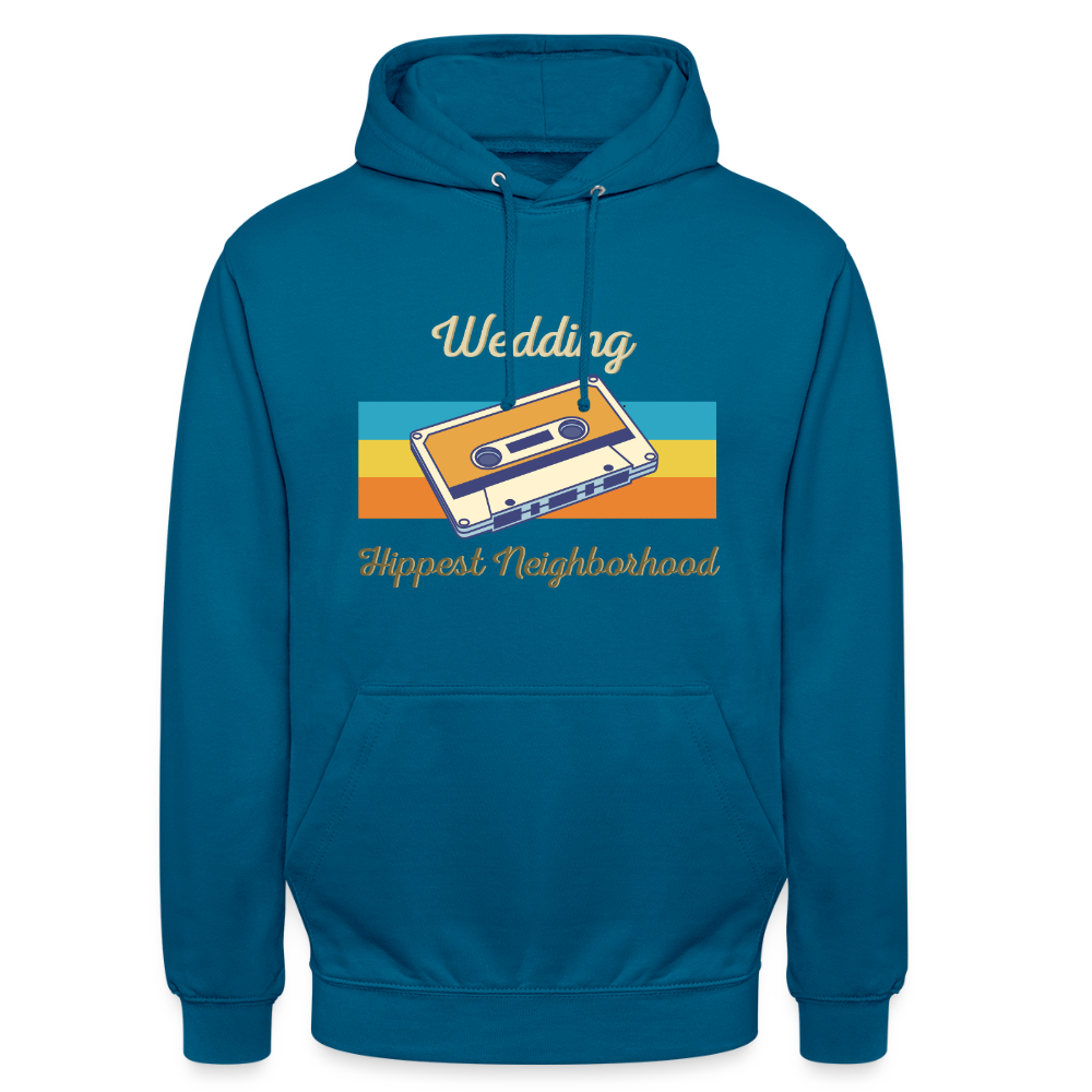 Wedding Hippest Neighborhood - Unisex Hoodie - Tiefseeblau