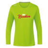 Kiezdiva - Frauen Sport Langarmshirt - Neongrün