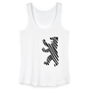 Berliner Bär im Netz - schwarz - Frauen Bio Tank Top - Weiß