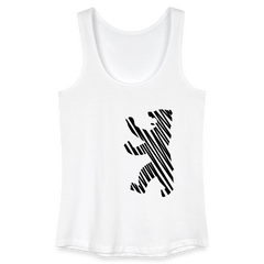 Berliner Bär im Netz - schwarz - Frauen Bio Tank Top