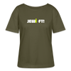 Jewieft! - Relaxed Rundhals Frauen Bio-T-Shirt - Khaki