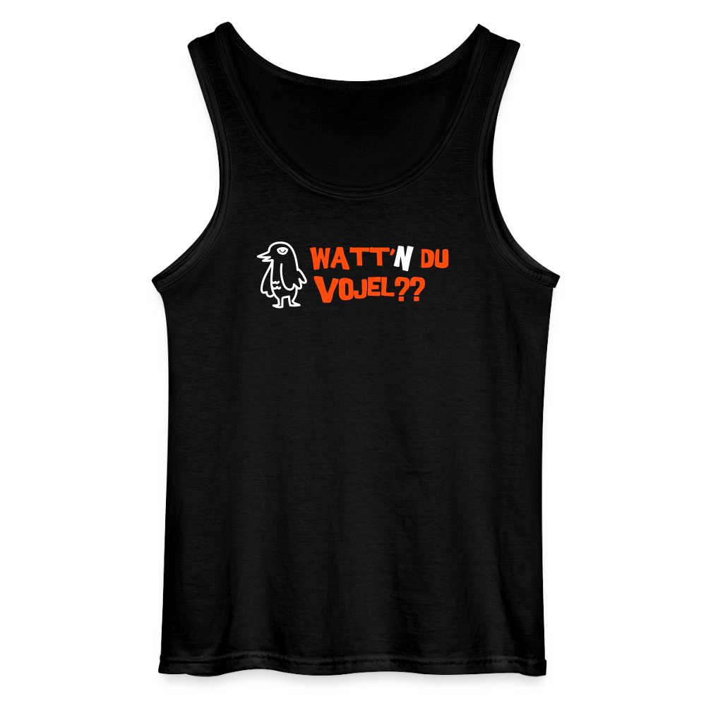 Watt'n du Vojel - Männer Tank Top - Schwarz