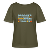 d.b.d.d.h.k.P - Relaxed Rundhals Frauen Bio-T-Shirt - Khaki