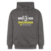 Keen Bock uff Erwachsensein - Hoodie - Dunkelgrau