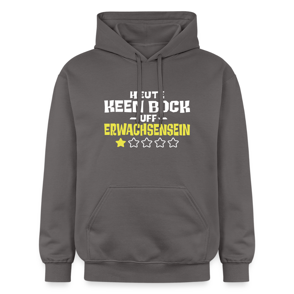 Keen Bock uff Erwachsensein - Hoodie - Dunkelgrau