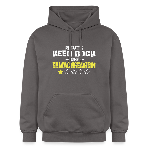Keen Bock uff Erwachsensein - Hoodie - Dunkelgrau