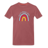 Allet wird jut! - Männer Premium T-Shirt - washed Burgundy