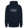 Ick quatsche nur für Süßkram - Unisex Hoodie - Navy
