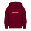 Westschnitte - Kinder Hoodie - Bordeaux
