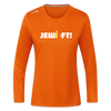 Jewieft! - Frauen Sport Langarmshirt - Neonorange