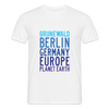 Grunewald Planet Earth - Männer Premium T-Shirt - Weiß