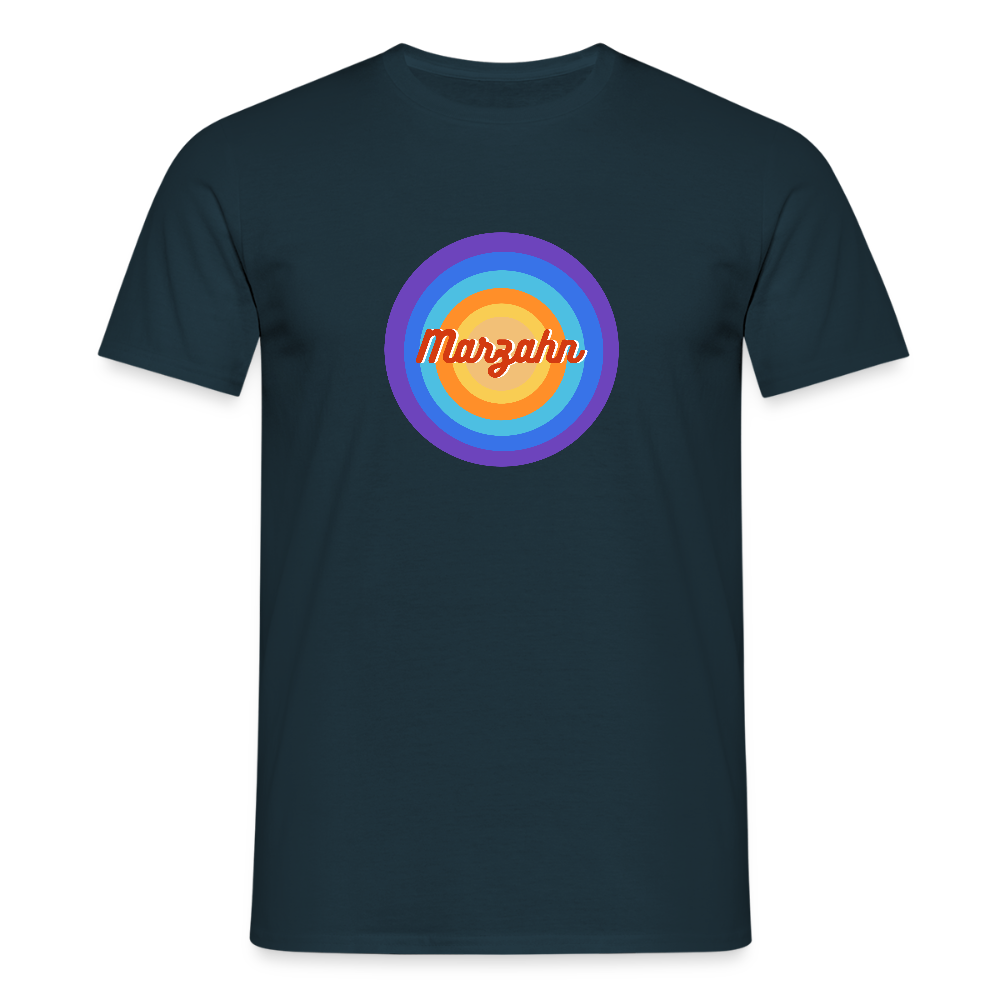 Marzahn Retro - Männer Premium T-Shirt - Navy