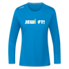 Jewieft! - Frauen Sport Langarmshirt - Saphirblau