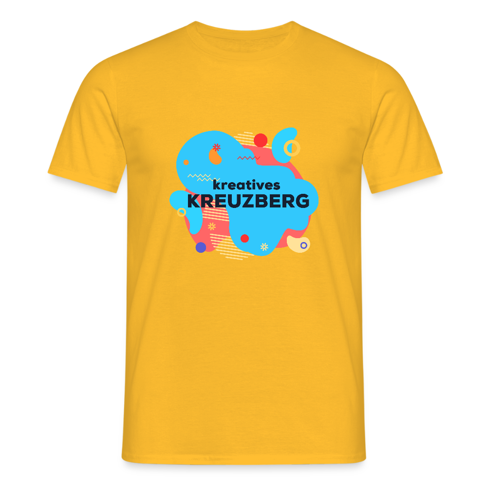 Kreatives Kreuzberg - Männer Premium T-Shirt - Gelb