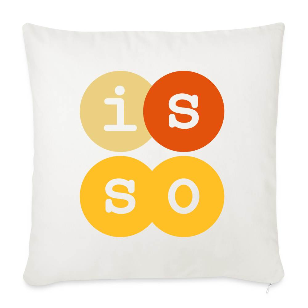 IsSo - Sofakissen mit Füllung (45 x 45 cm) - Naturweiß