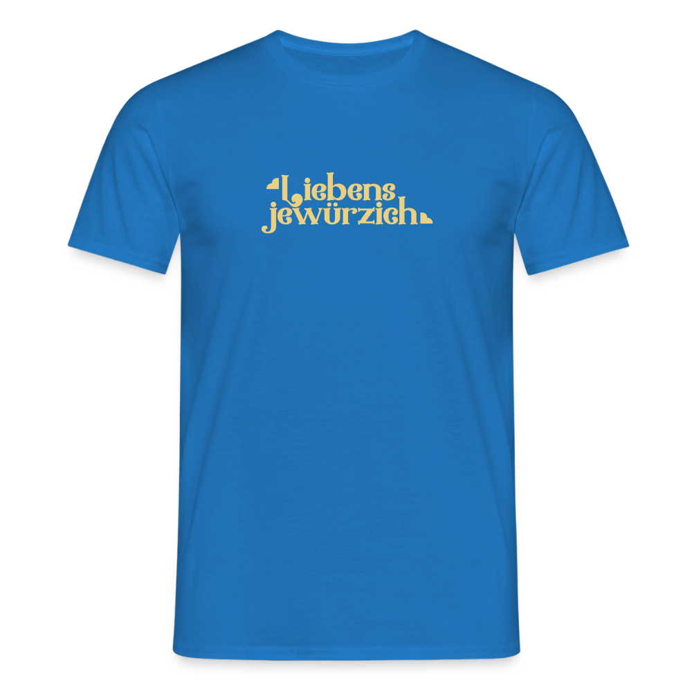 Liebensjewürzich - Männer Premium T-Shirt - Royalblau