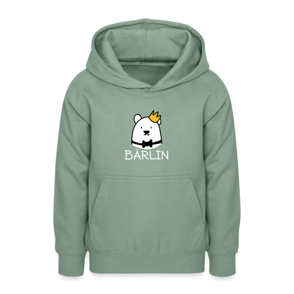 Bärlin - Teenager Hoodie - Graugrün