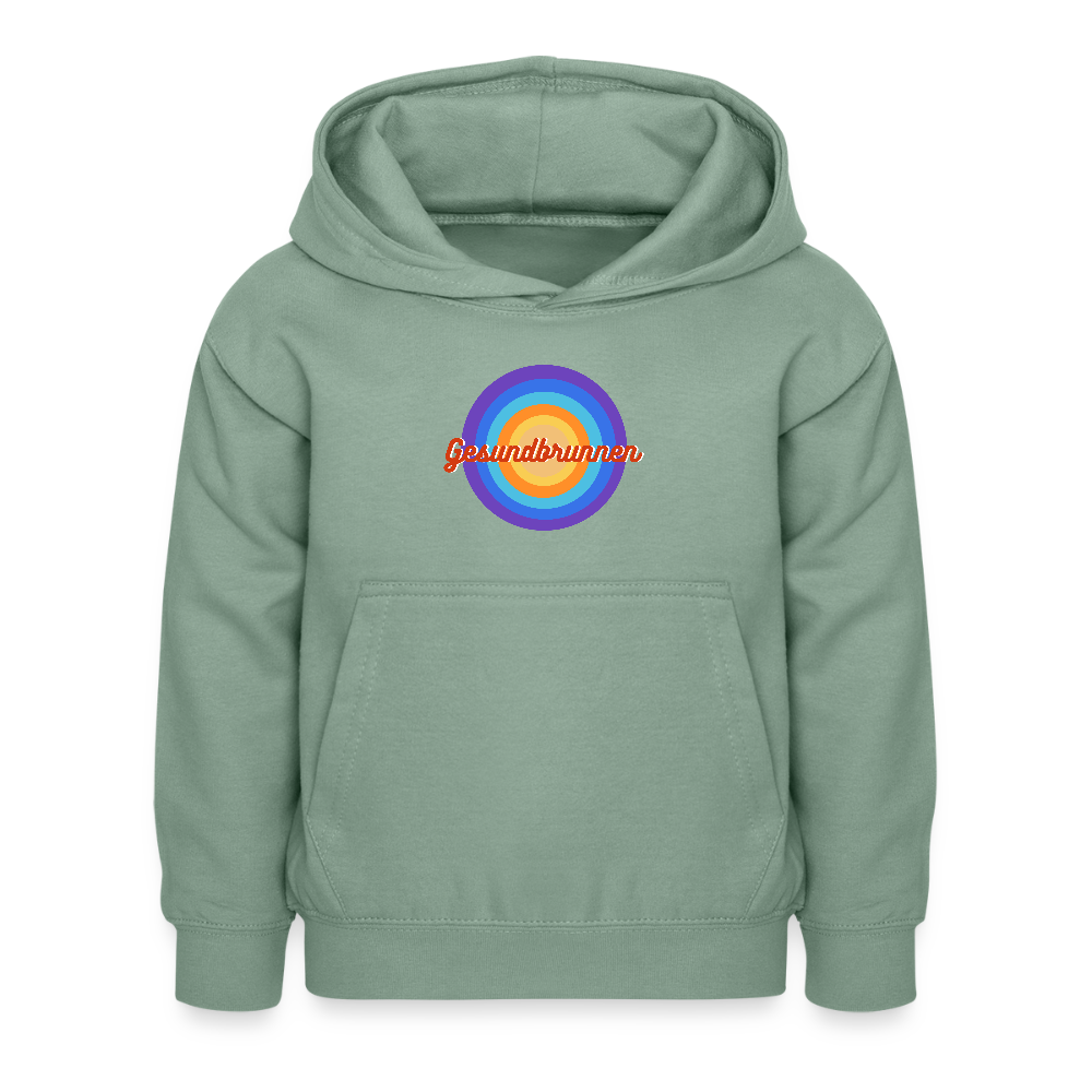 Gesundbrunnen Retro - Kinder Hoodie - Graugrün