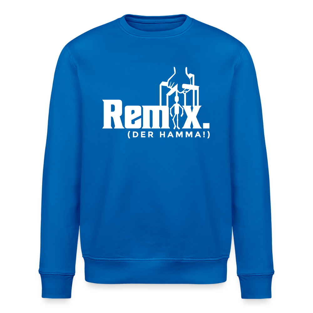 Remix. - Unisex Bio Sweatshirt - Königsblau